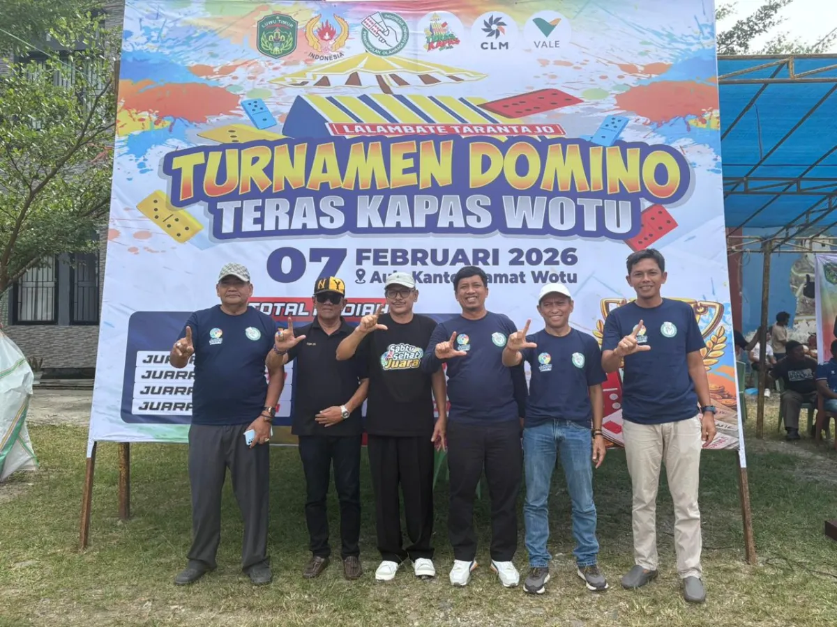 Plt. Kadis Parmudora Buka Turnamen Domino Teras Kapas di Luwu Timur