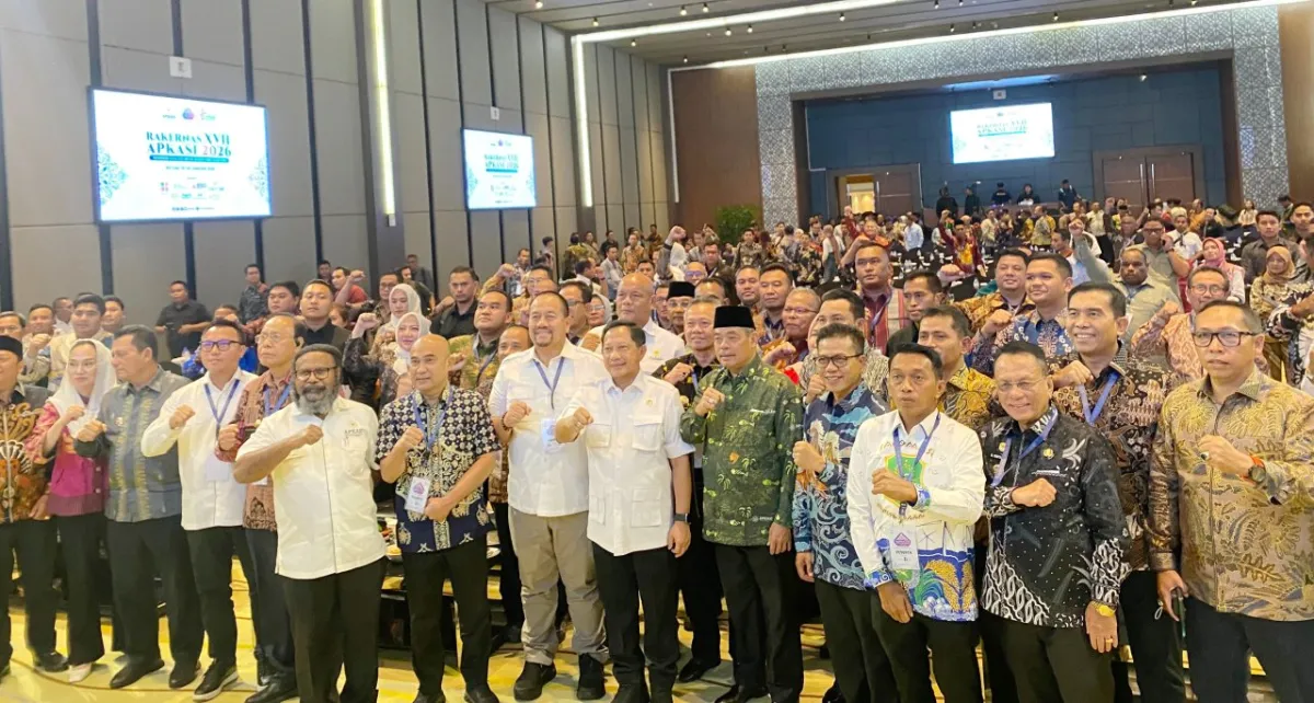 Bupati Sidrap Tegaskan Dukungan Penuh terhadap Agenda Nasional di Rakernas Apkasi