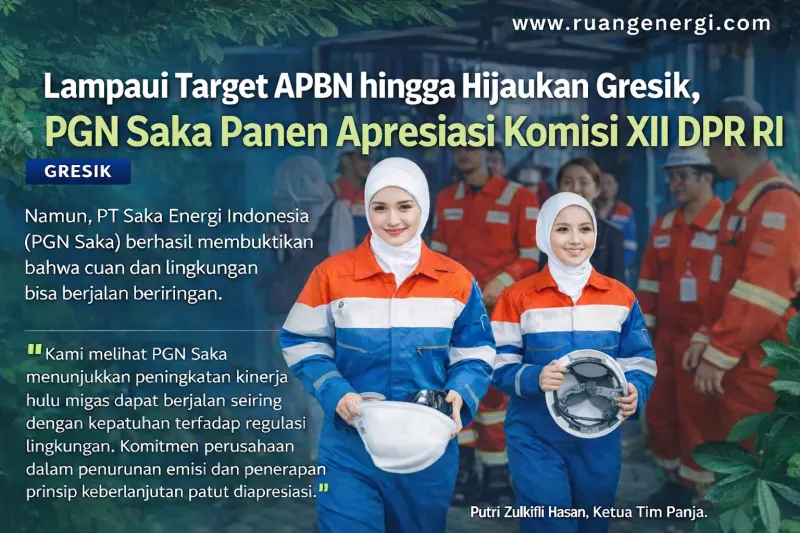 PGN Saka Raih Apresiasi DPR RI Berkat Kombinasi Cuan dan Keberlanjutan Lingkungan