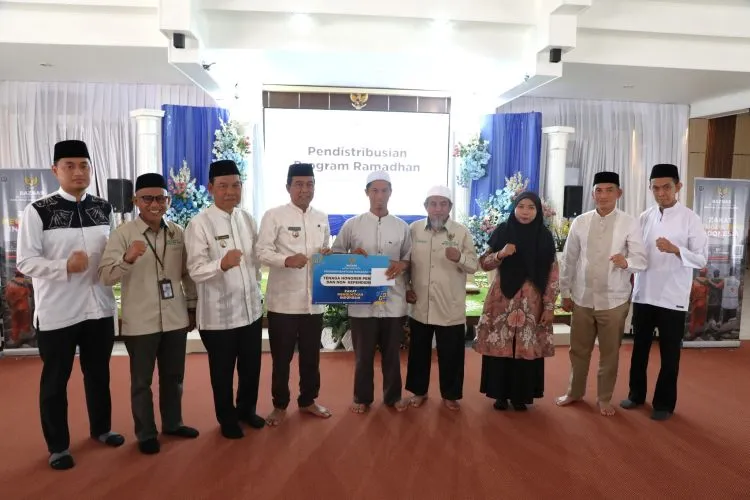 BAZNAS Hulu Sungai Selatan Salurkan Bantuan Ramadan Rp939 Juta kepada Mustahik