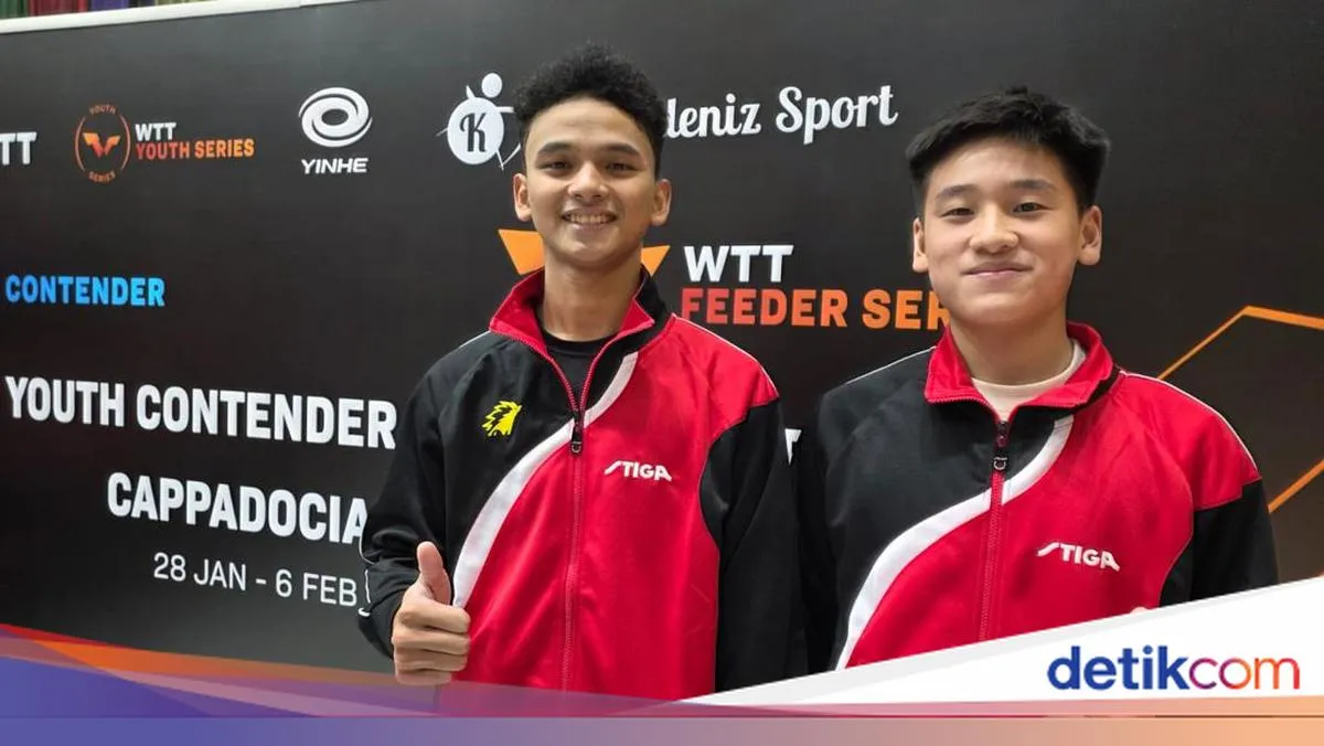 Dua Atlet Tenis Meja Indonesia Raih Prestasi di Turki