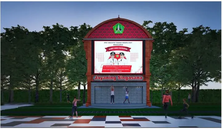 Lapangan Alit Saputra Segera Dilengkapi Videotron untuk Informasi Publik