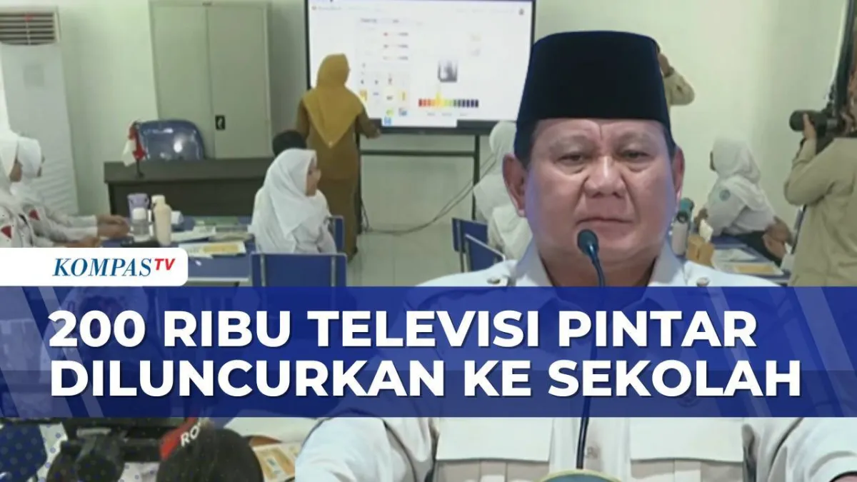 Presiden Prabowo Luncurkan 200 Ribu Smart Board untuk Sekolah di Seluruh Indonesia