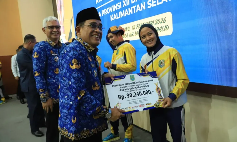 Pemkab HSU Salurkan Bonus Rp13,6 Miliar untuk Atlet dan Pelatih Berprestasi