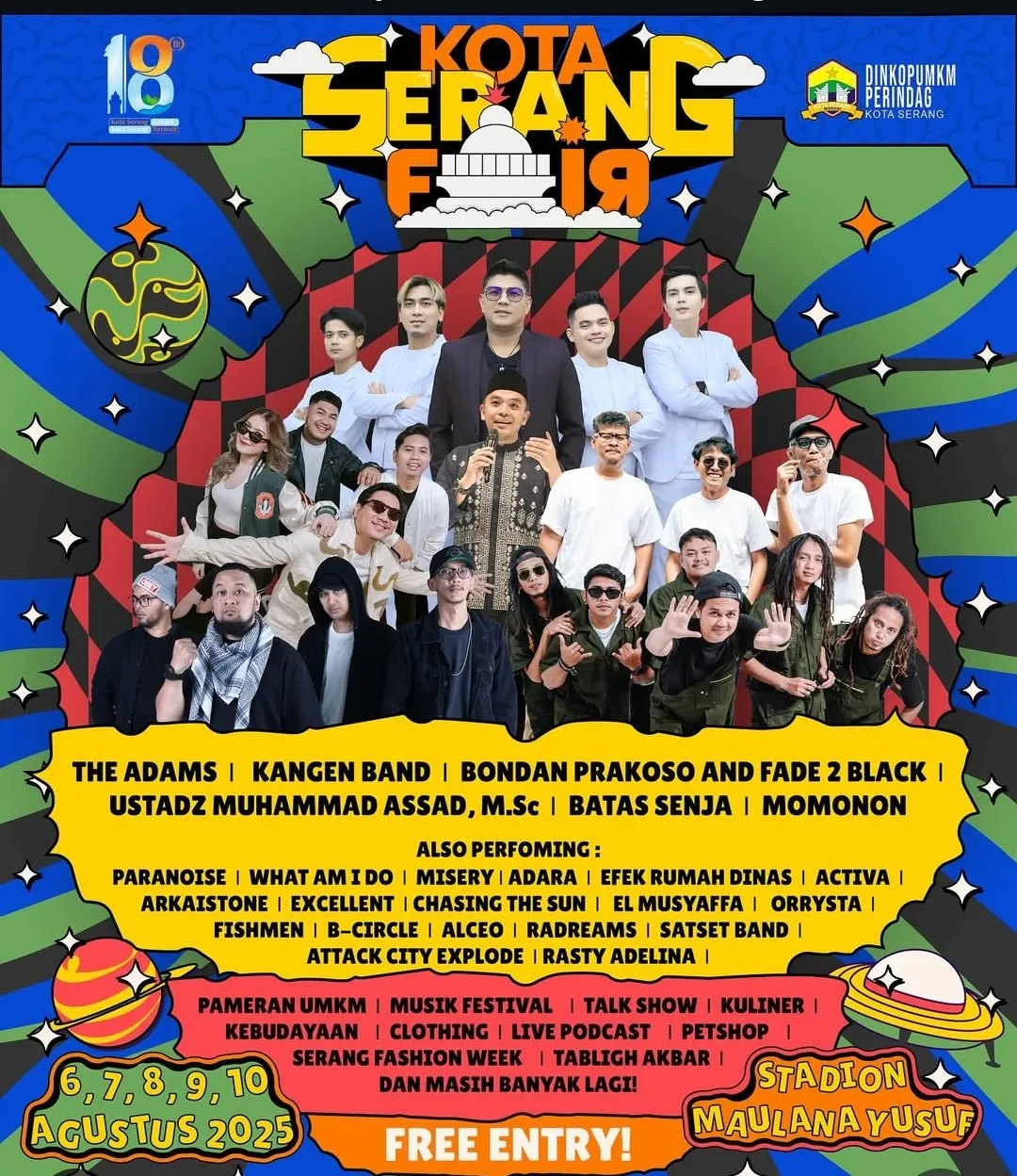 Kota Serang Fair 2025: Perayaan HUT ke-18 dengan Hiburan dan Pemberdayaan UMKM