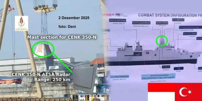 Fregat Merah Putih Siap Dilengkapi Radar AESA CENK 350-N
