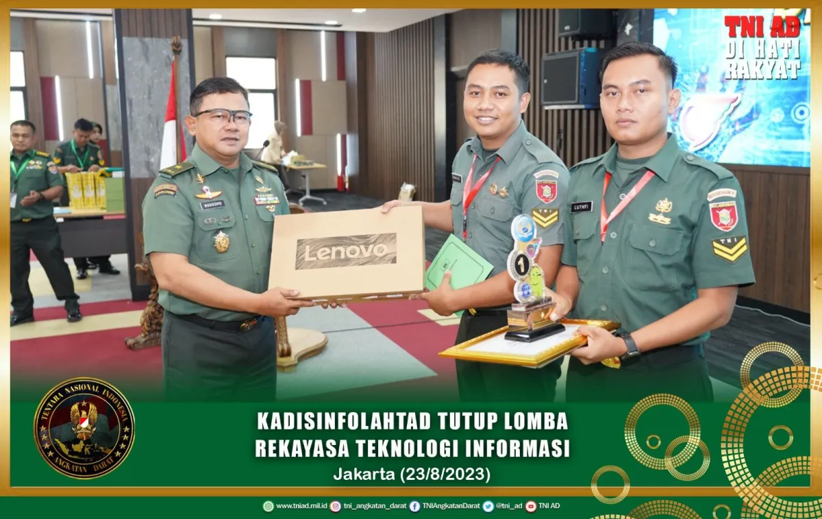 Kadisinfolahtad Resmikan Penutupan Lomba Rekayasa Teknologi Informasi 2023