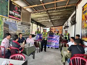 Sat Lantas Batanghari Gelar Edukasi dan Ramp Check untuk Sopir Travel