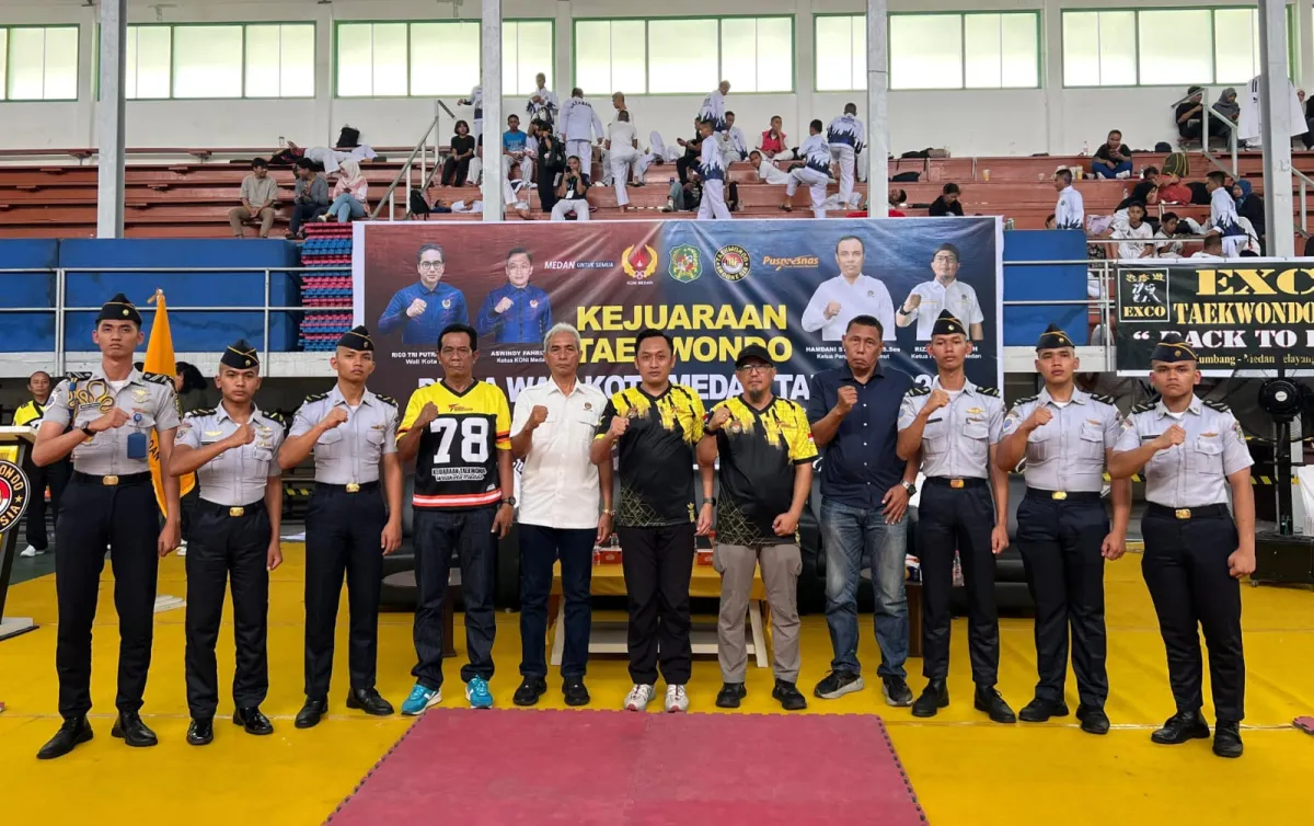 Kejuaraan Taekwondo Piala Wali Kota Medan 2026 Resmi Dimulai dengan 565 Atlet