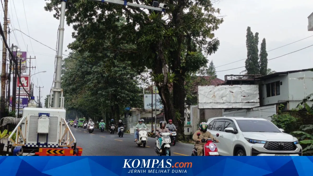 Kamera ETLE Portable Dipasang di Jalur Puncak Bogor untuk Awasi Pelanggaran Lalu Lintas