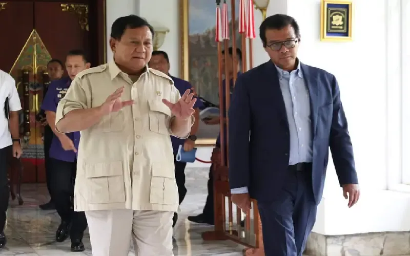 Pertemuan Menhan Prabowo dan Gubernur Lemhannas Bahas Isu Pertahanan Terkini