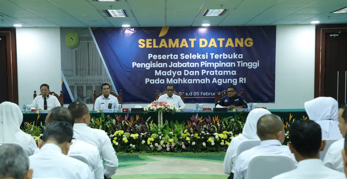 Sekretaris MA Resmikan Assessment Seleksi Terbuka JPT 2026