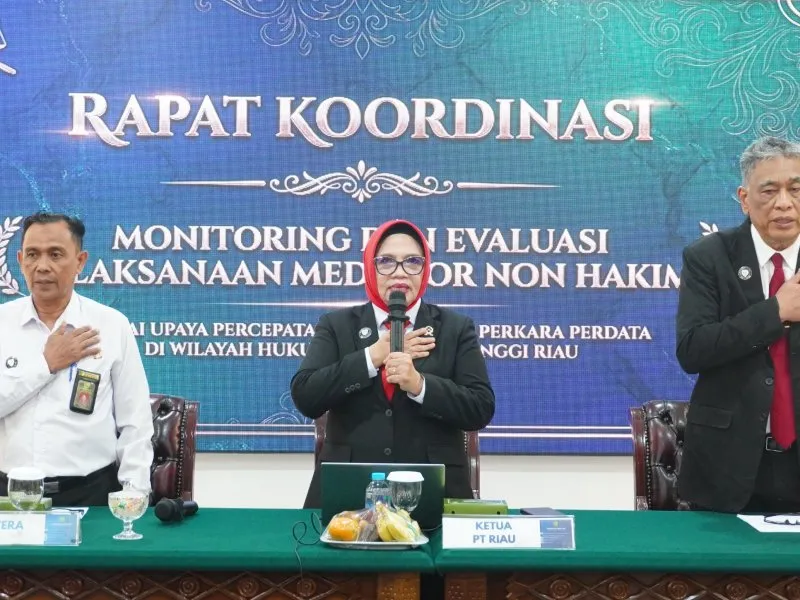 PT Riau Tingkatkan Peran Mediator Non Hakim untuk Penyelesaian Perkara Perdata