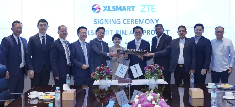 XLSMART Jalin Kerja Sama dengan ZTE untuk Kembangkan Jaringan 5G dan Solusi Energi Hijau