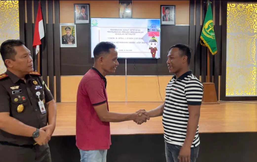 Kejari Aceh Besar Hentikan Penuntutan Kasus Pencurian melalui Keadilan Restoratif
