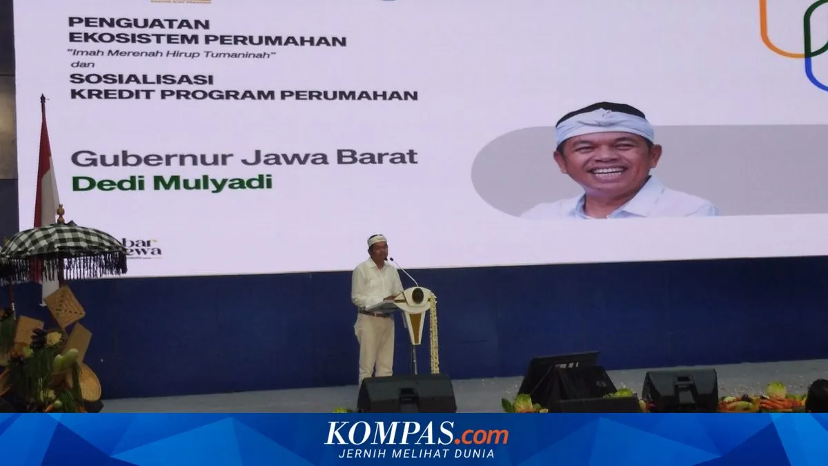 Gubernur Jawa Barat Dorong Pembatasan Kepemilikan Rumah untuk Ciptakan Keadilan Sosial