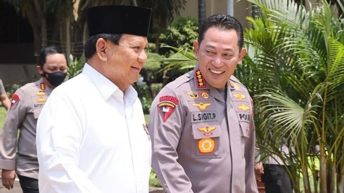 Istana Klarifikasi Pertemuan Prabowo dan Kapolri, Bukan Bahas Pergantian