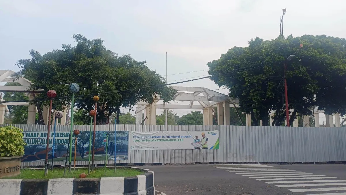 Revitalisasi Alun-Alun Sidoarjo Dimulai, Ruang Publik Diperbarui