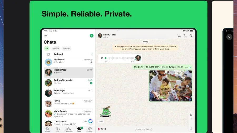 WhatsApp Luncurkan Aplikasi Khusus untuk iPad dengan Fitur Multitasking