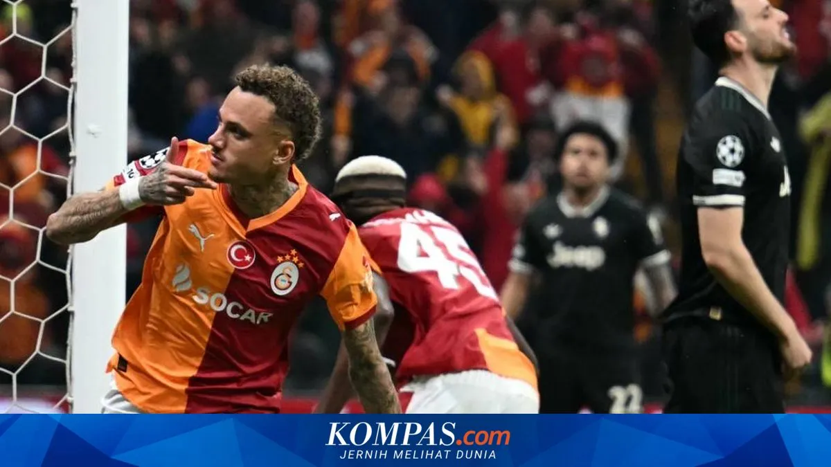 Juventus Kalah Telak dari Galatasaray, PSG dan Real Madrid Raih Kemenangan di Liga Champions
