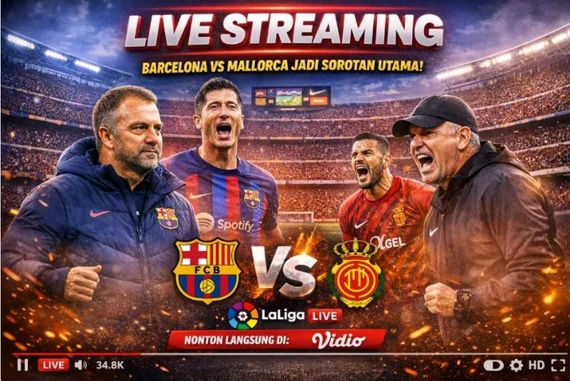 Jadwal dan Link Live Streaming Barcelona vs Mallorca Malam Ini