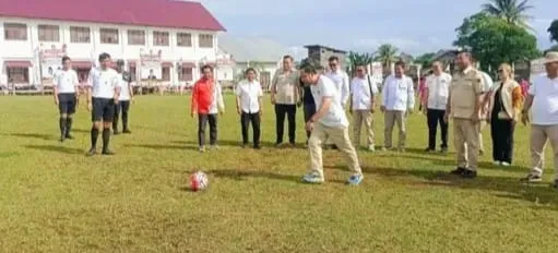 Bupati Kubar Apresiasi Gerindra Cup III sebagai Wadah Pembinaan Atlet Sepak Bola