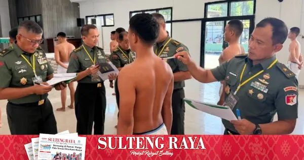 Kodam XXIII/PW Laksanakan Sidang Pemilihan Caba PK TNI AD Gel I TA 2026