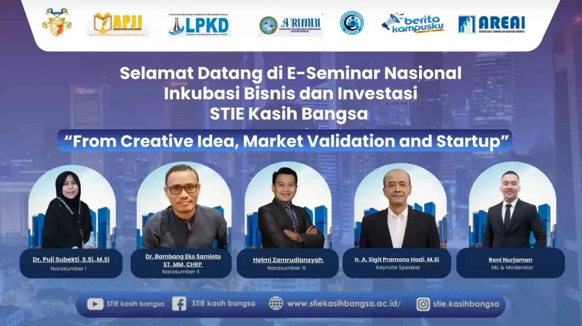 Webinar STIE Kasih Bangsa: Pentingnya Validasi Pasar untuk Startup Sukses
