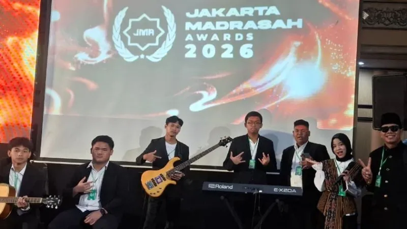 Band MAN 10 Jakarta Meriahkan Jakarta Madrasah Award 2026