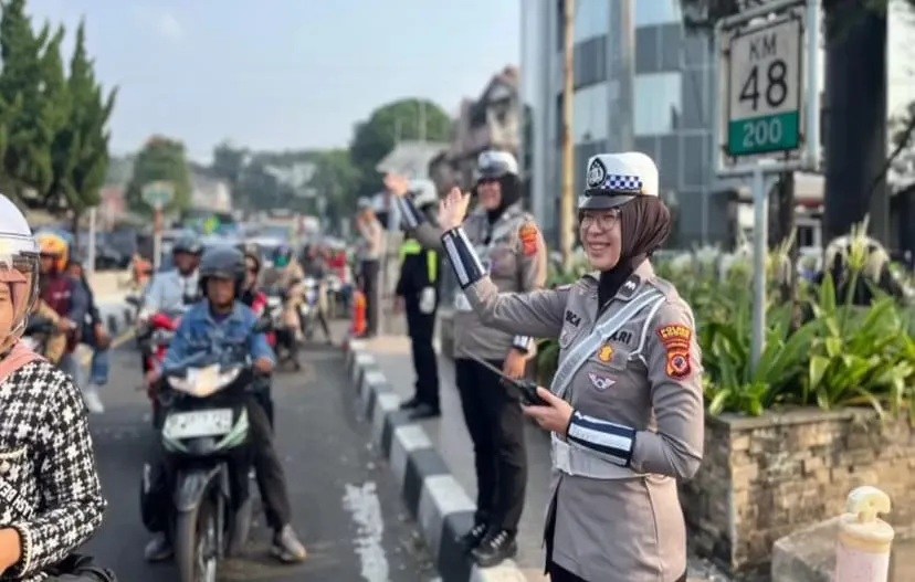 Pengelolaan Arus Balik Wisatawan Puncak Menuju Jakarta oleh Satlantas Polres Bogor