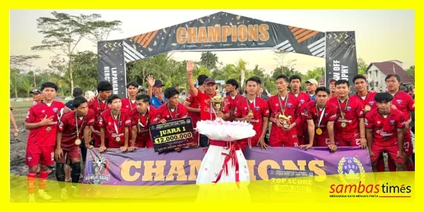 64 Tim Meriahkan Turnamen Sepakbola Sungai Baru Cup Seri 1