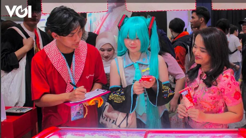 Kemeriahan Festival Budaya Pop Jepang dengan Pembagian 10.000 Es Krim Gratis