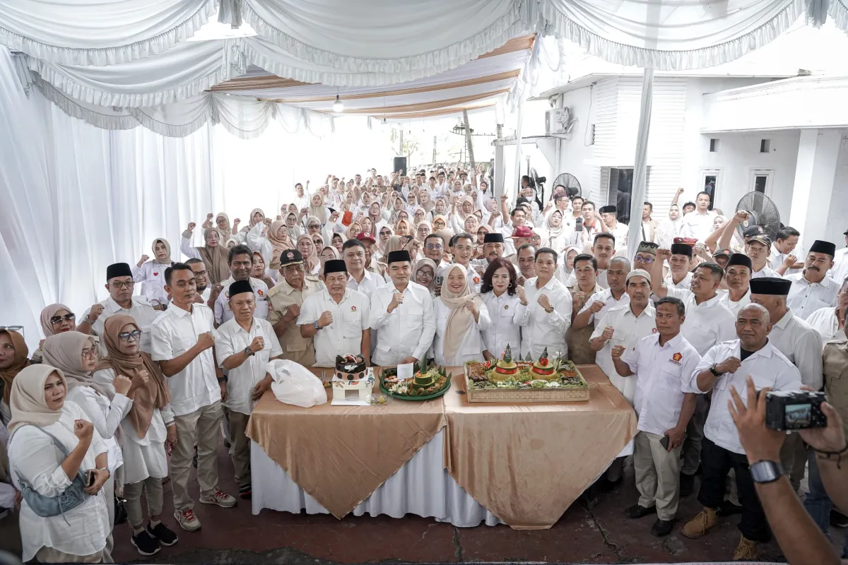 HUT ke-18 Gerindra: DPD Sumut Perkuat Soliditas Kader di Medan
