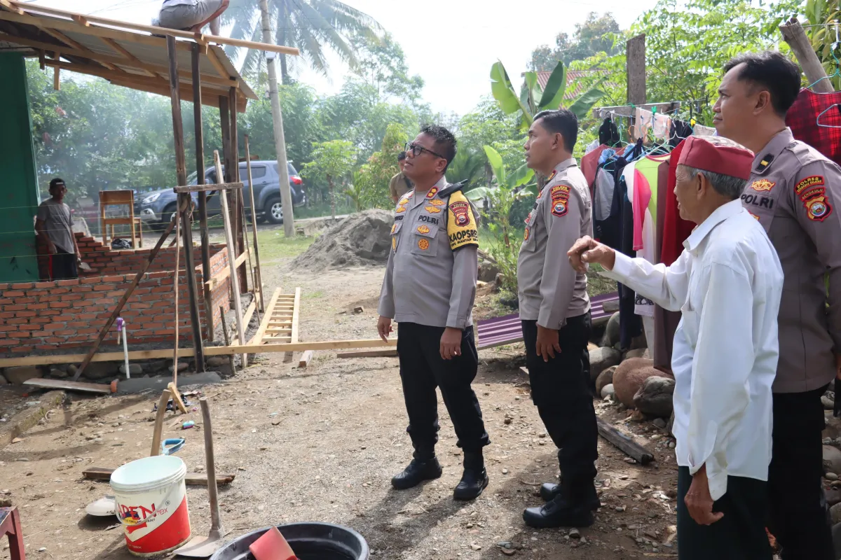Polres Bengkulu Selatan Lakukan Pengecekan Rehab Rumah untuk Purnawirawan Polri