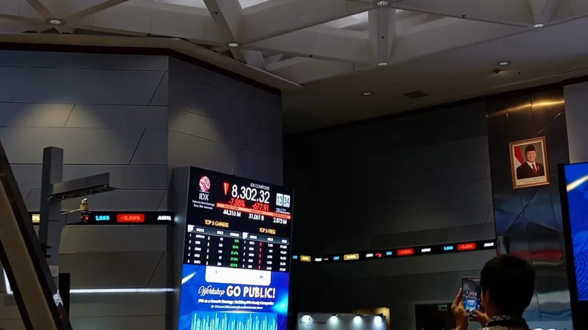 IHSG Turun 4,73% di Tengah Penurunan Data Perdagangan BEI