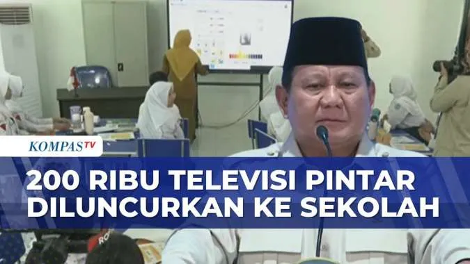 Presiden Prabowo Luncurkan 200 Ribu Smart Board untuk Sekolah di Seluruh Indonesia