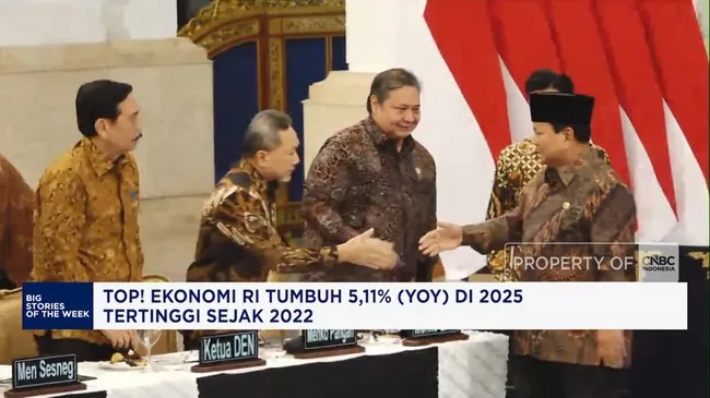 Pertumbuhan Ekonomi Indonesia Capai 5,11% di 2025