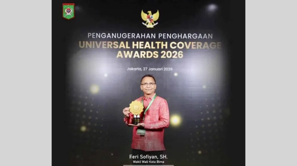 Pemkot Bima Raih Penghargaan UHC Awards 2026 atas Pelayanan Kesehatan Inklusif