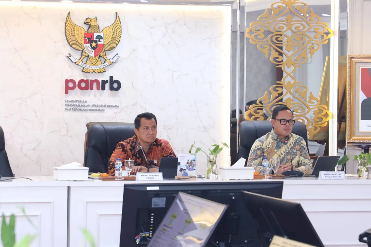 Rapat Satgas Pemulihan Pascabencana Sumatra Dipimpin Wamen PANRB