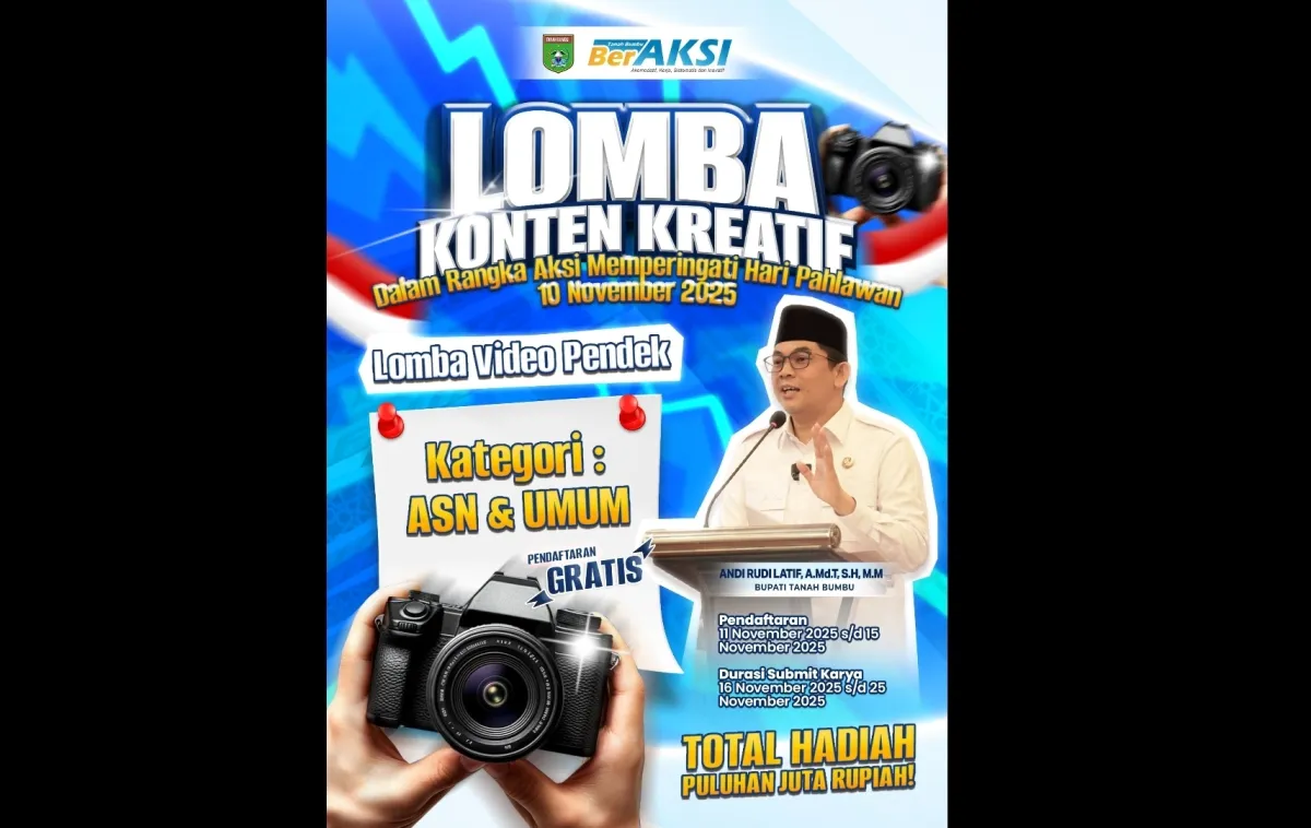 Lomba Video Pendek Memperingati Hari Pahlawan 2025 di Tanah Bumbu