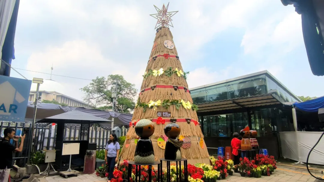 Gereja Katedral Jakarta Rayakan Natal dengan Dekorasi Daur Ulang