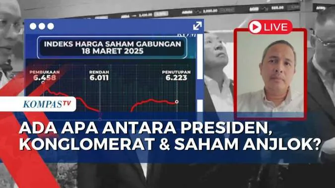 IHSG Anjlok Signifikan, Pertemuan Prabowo dengan Konglomerat Jadi Sorotan