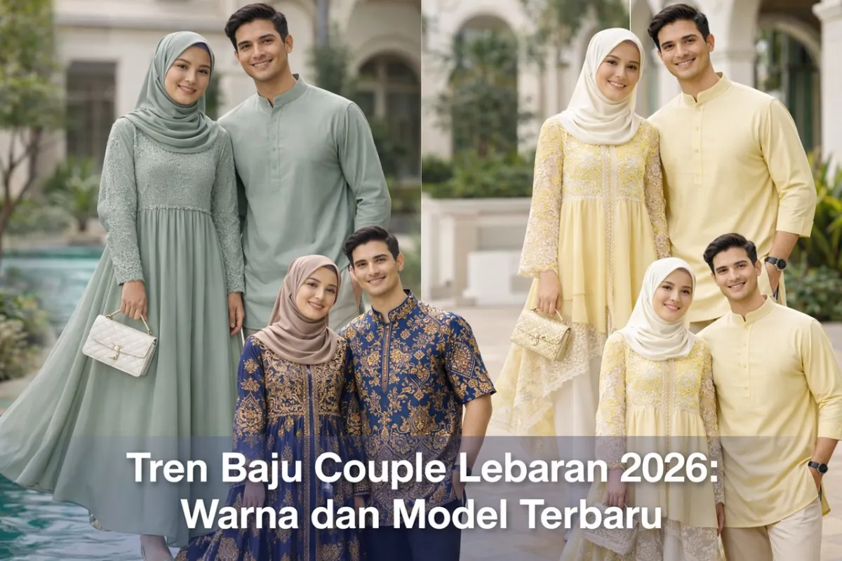 Tren Baju Couple Lebaran 2026: Warna Earth Tone dan Desain Syar'i