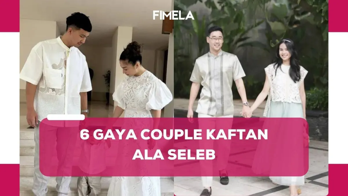Inspirasi Gaya Baju Lebaran Couple Tanpa Kaftan dari Selebriti