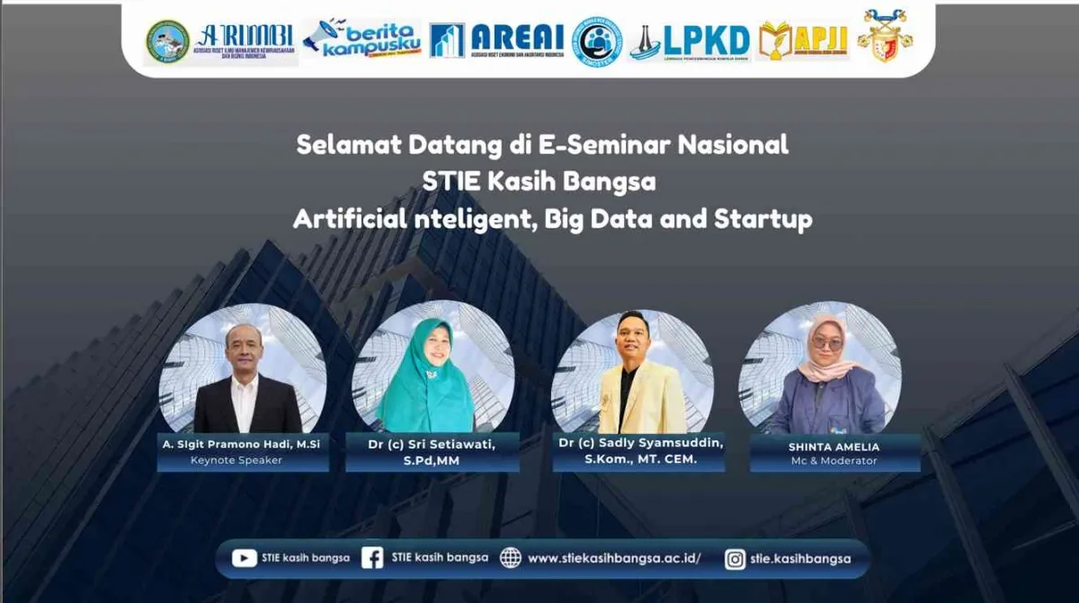 Webinar STIE Kasih Bangsa: Menggali Potensi AI dan Big Data untuk Startup