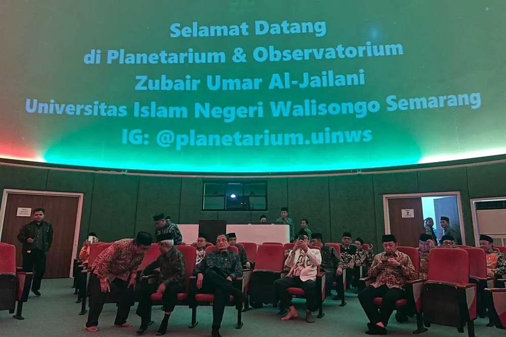 Menag Tinjau Planetarium UIN Walisongo Jelang Sidang Isbat Ramadan