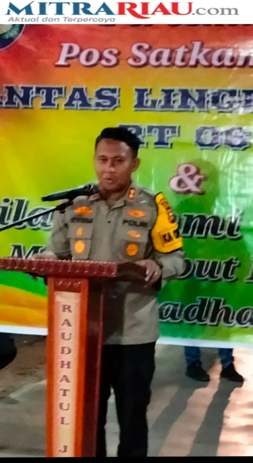 Kapolres Siak Resmikan Poskamling untuk Perkuat Keamanan Masyarakat