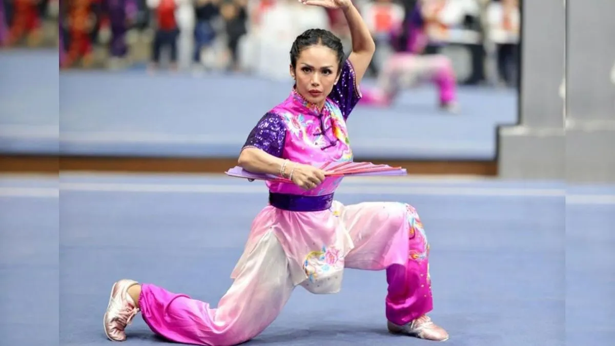 Krisdayanti Wakili Indonesia di Kejuaraan Dunia Wushu di China