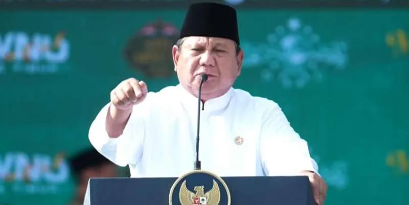 Prabowo Tegaskan Komitmen Melawan Korupsi di Hadapan Nahdliyin