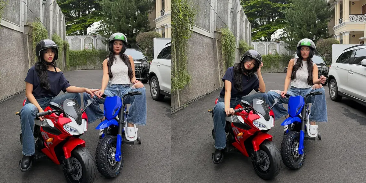 Serunya Fuji dan Erika Carlina Beraksi di Motor Mini